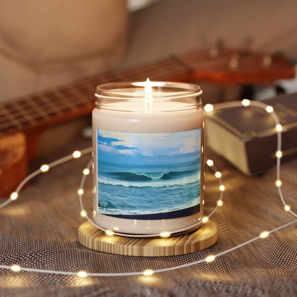 Surf Inn Hermosa Scented Soy Candle - 9oz Aromatic Home Décor - Image 3