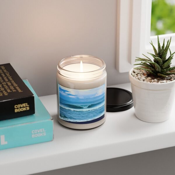 Surf Inn Hermosa Scented Soy Candle - 9oz Aromatic Home Décor - Image 4