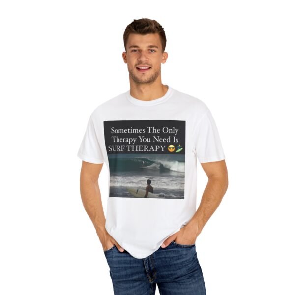 Surf Therapy Unisex Garment-Dyed T-Shirt - Perfect for Surfers - Image 4